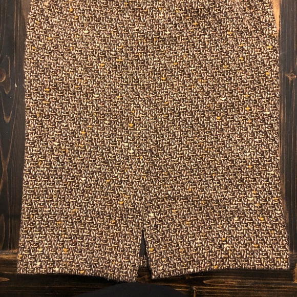 Ann Taylor Loft Classic & Professional Wool Blend Tweed Lined Pencil Skirt SZ 4 - Picture 4 of 7
